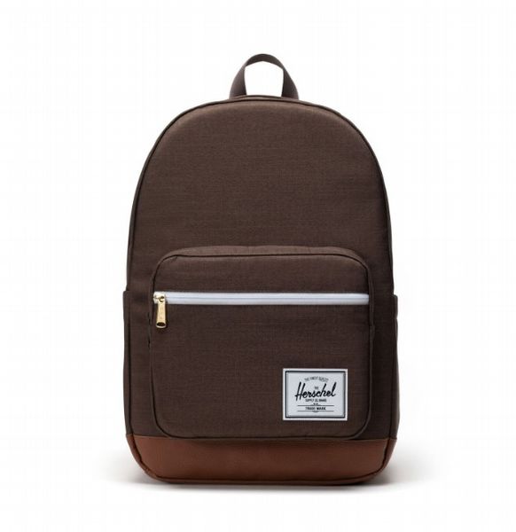 Herschel Pop Quiz Backpack Chocolate Brown Crosshatch/ Tan