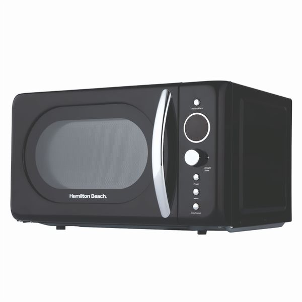 Hamilton Beach Retro Microwave 20L, 700W, Black